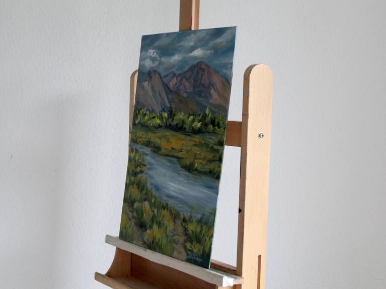 Original Impressionism Landscape Painting by Liza Illichmann