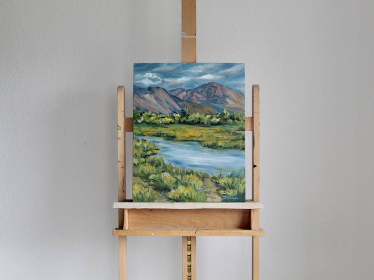 Original Impressionism Landscape Painting by Liza Illichmann