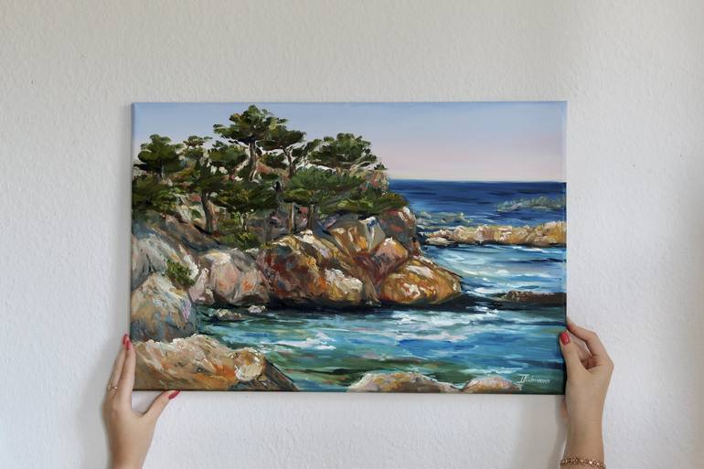 Original Fine Art Seascape Painting by Liza Illichmann