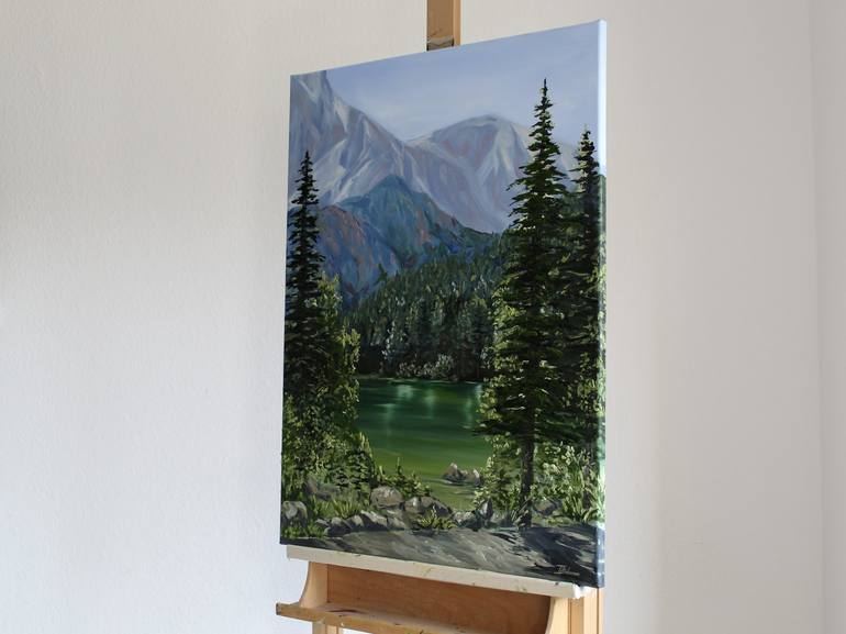 Original Photorealism Landscape Painting by Liza Illichmann