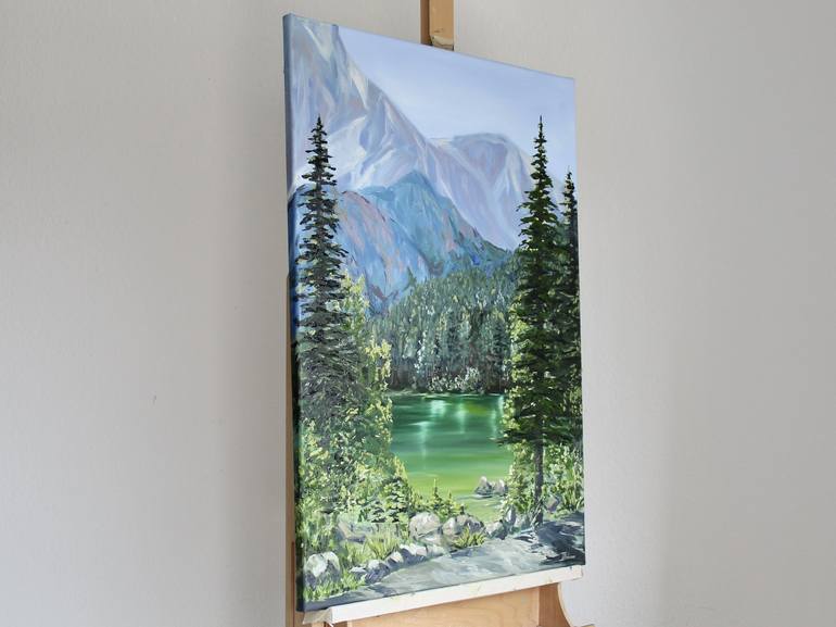 Original Photorealism Landscape Painting by Liza Illichmann