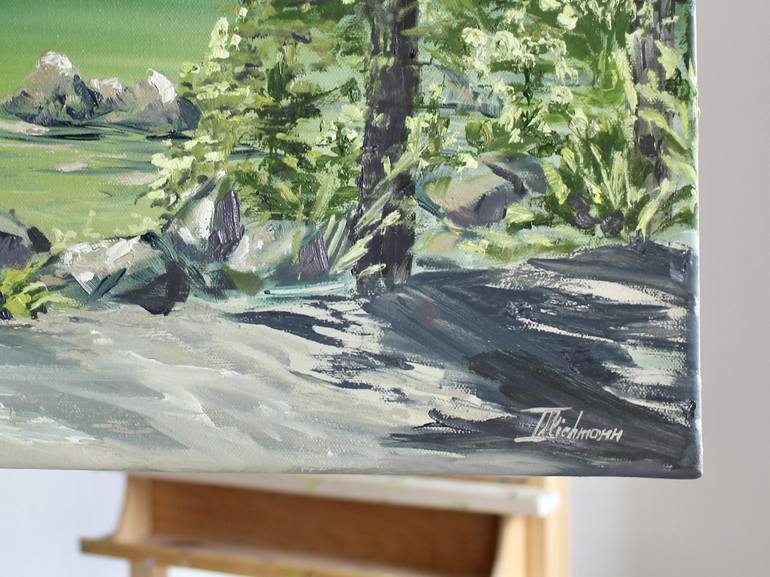 Original Photorealism Landscape Painting by Liza Illichmann