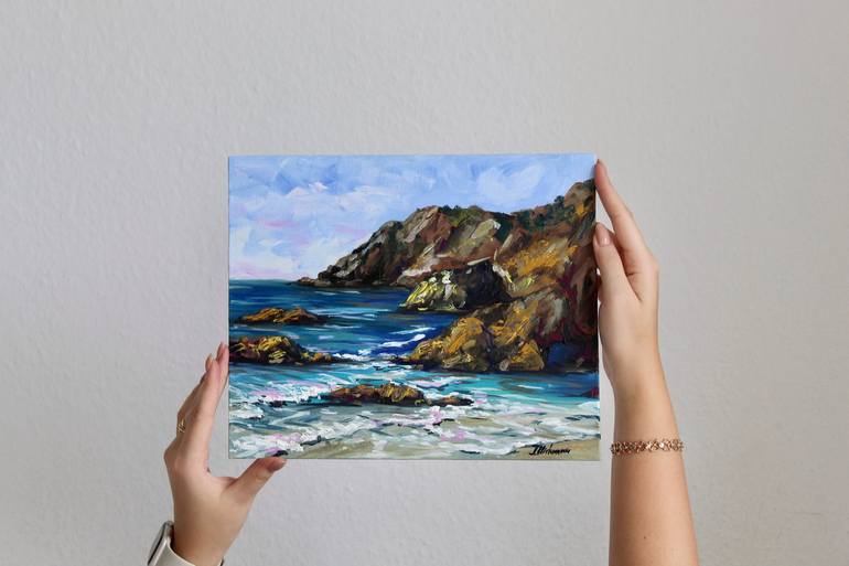 Original Realism Seascape Painting by Liza Illichmann