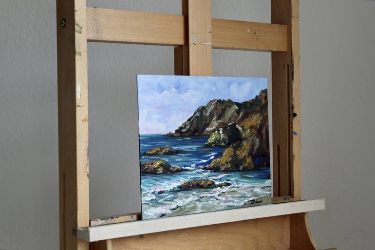 Original Realism Seascape Painting by Liza Illichmann