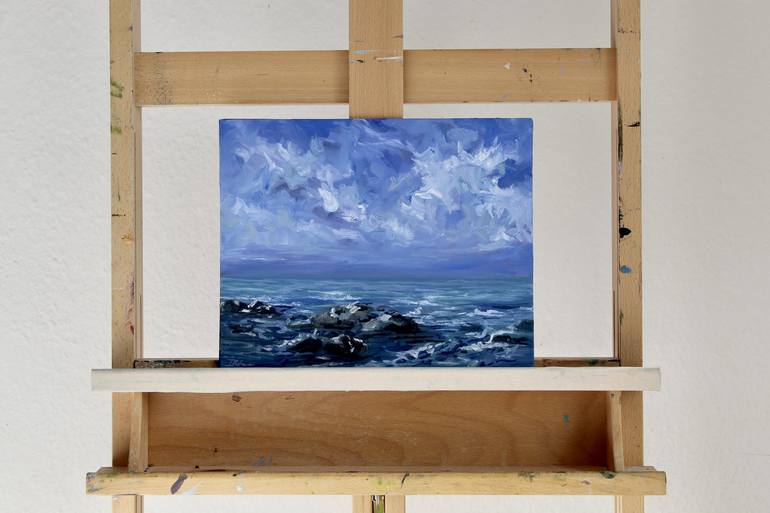 Original Fine Art Seascape Painting by Liza Illichmann