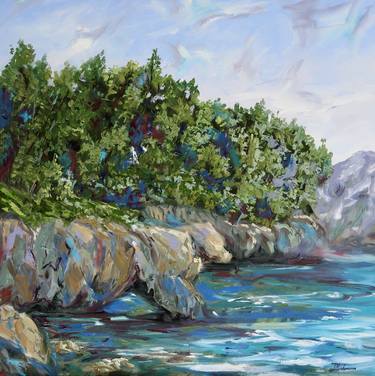 Original Expressionism Seascape Paintings by Liza Illichmann