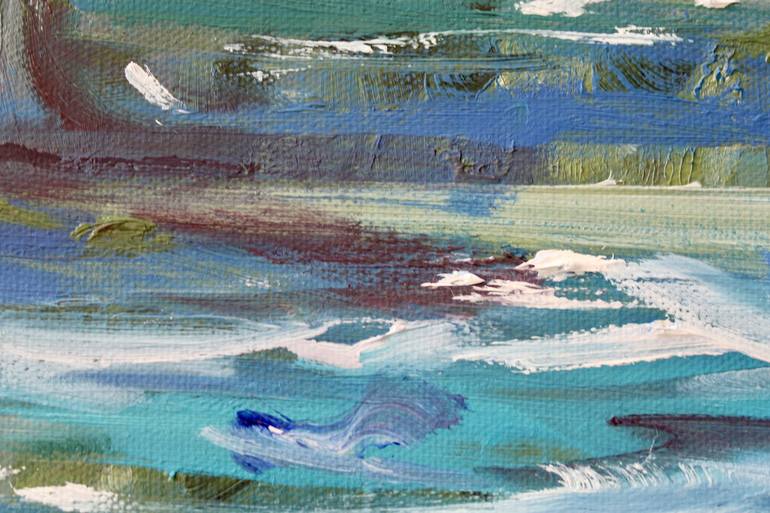 Original Expressionism Seascape Painting by Liza Illichmann