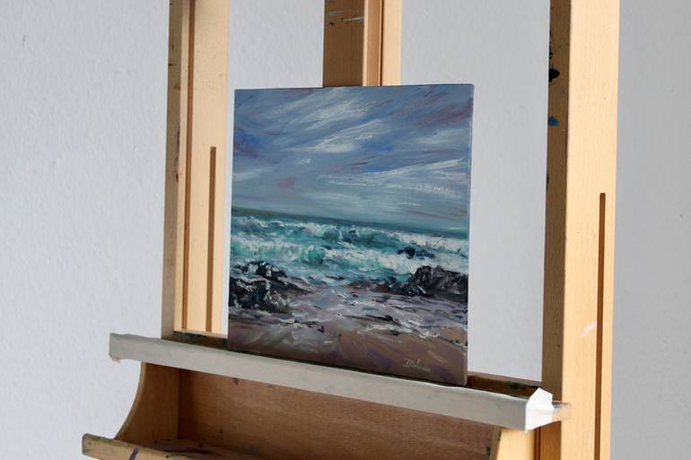 Original Impressionism Seascape Painting by Liza Illichmann