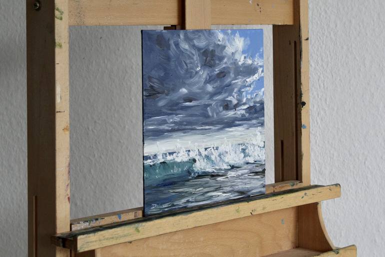Original Impressionism Seascape Painting by Liza Illichmann