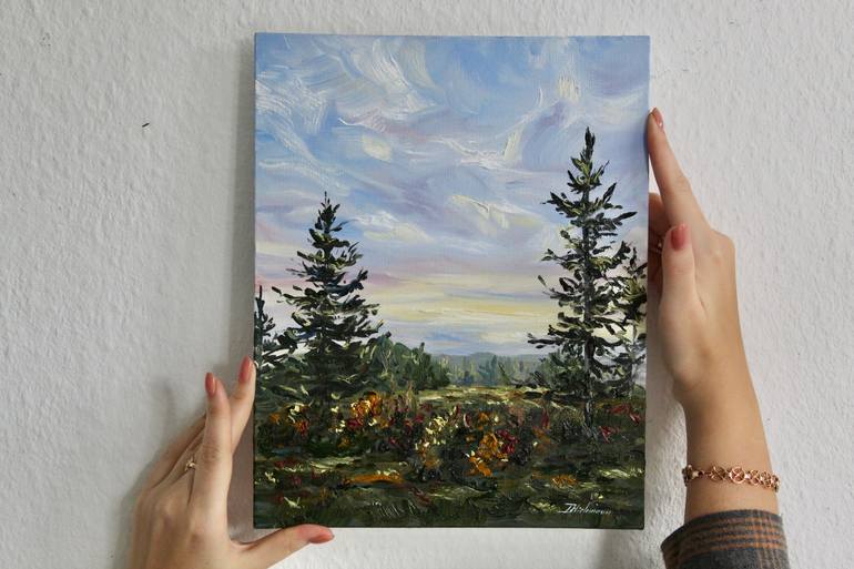 Original Impressionism Landscape Painting by Liza Illichmann
