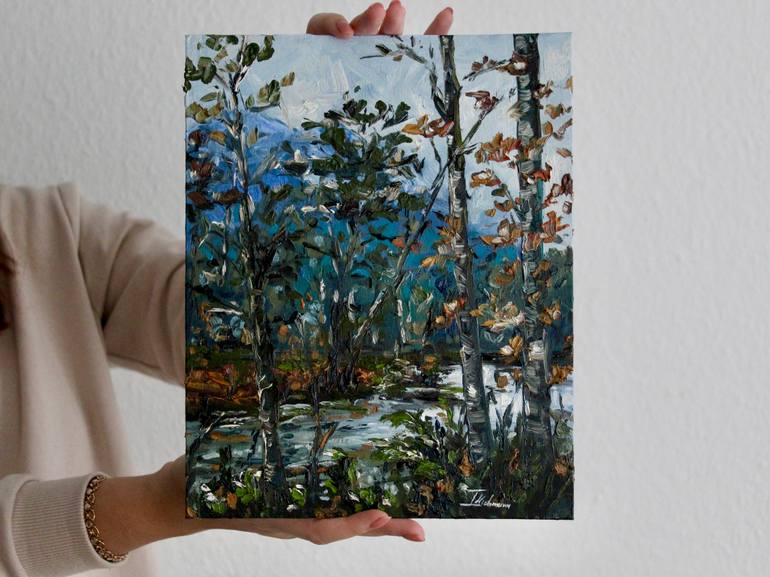 Original Impressionism Landscape Painting by Liza Illichmann