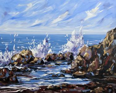 Original Impressionism Seascape Paintings by Liza Illichmann