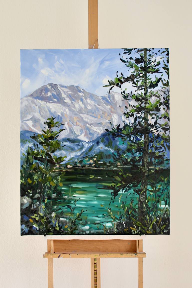 Original Impressionism Landscape Painting by Liza Illichmann