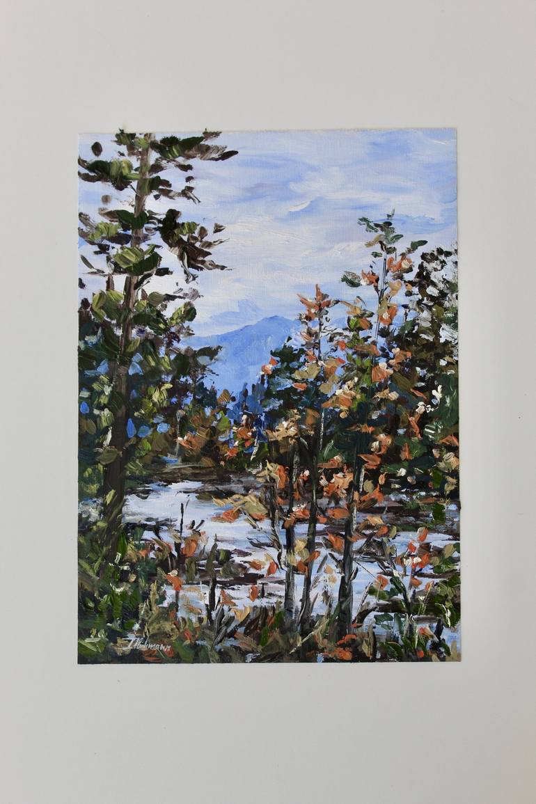 Original Impressionism Landscape Painting by Liza Illichmann