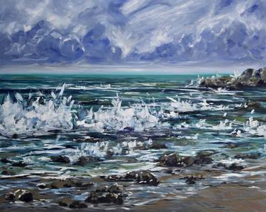 Original Impressionism Seascape Paintings by Liza Illichmann