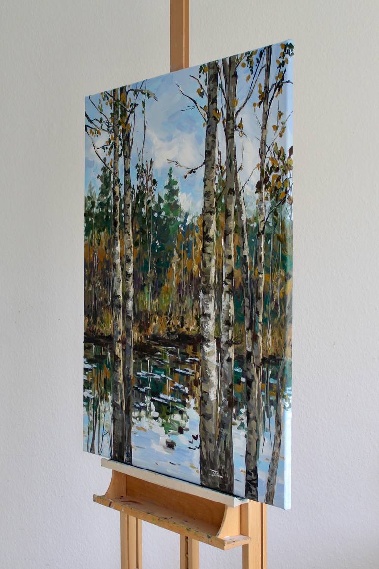 Original Impressionism Landscape Painting by Liza Illichmann