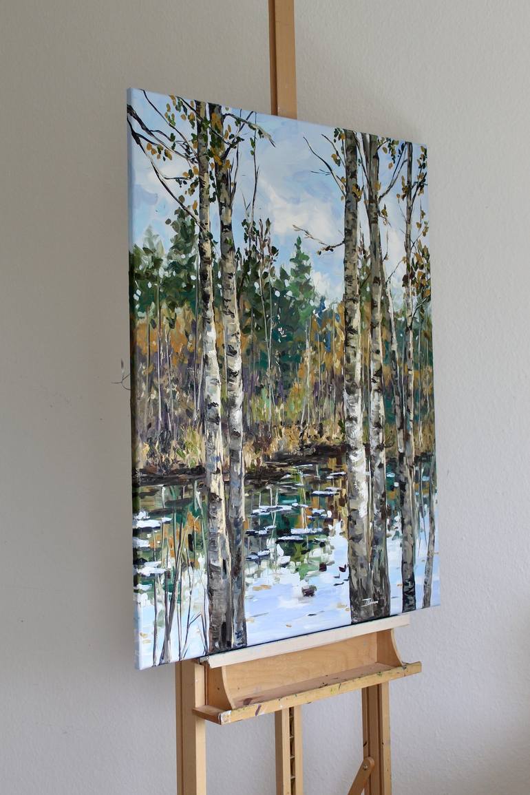 Original Impressionism Landscape Painting by Liza Illichmann