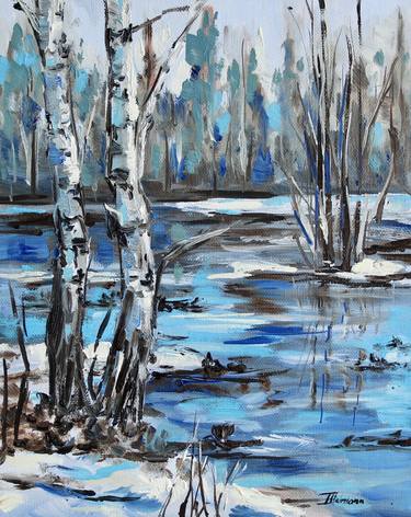 Original Impressionism Landscape Paintings by Liza Illichmann