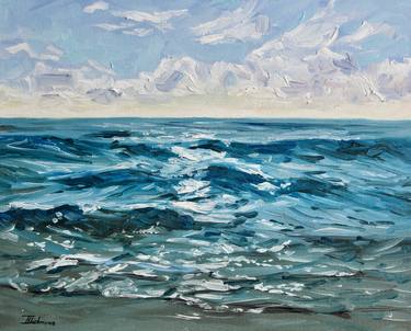 Original Impressionism Seascape Paintings by Liza Illichmann