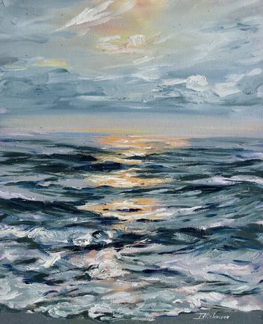 Original Impressionism Seascape Paintings by Liza Illichmann