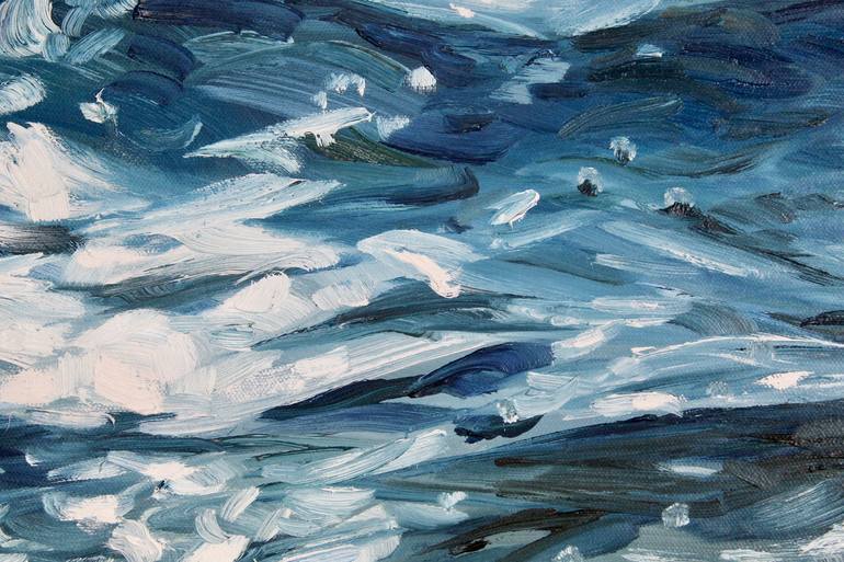 Original Impressionism Seascape Painting by Liza Illichmann