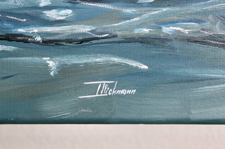 Original Impressionism Seascape Painting by Liza Illichmann