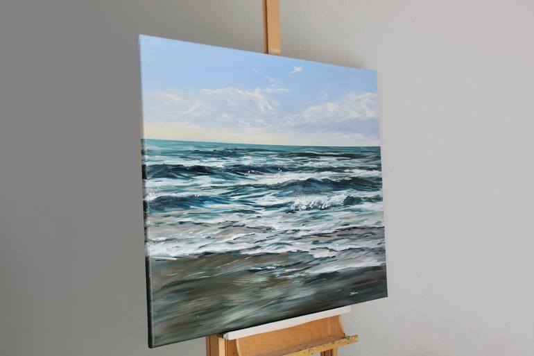 Original Impressionism Seascape Painting by Liza Illichmann