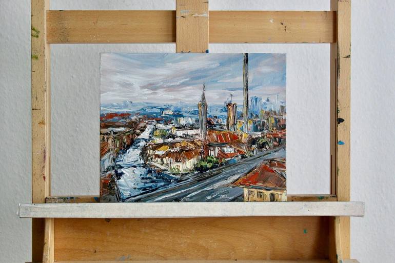 Original Impressionism Cities Painting by Liza Illichmann