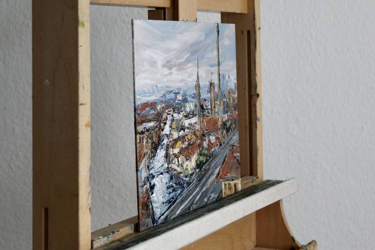 Original Impressionism Cities Painting by Liza Illichmann