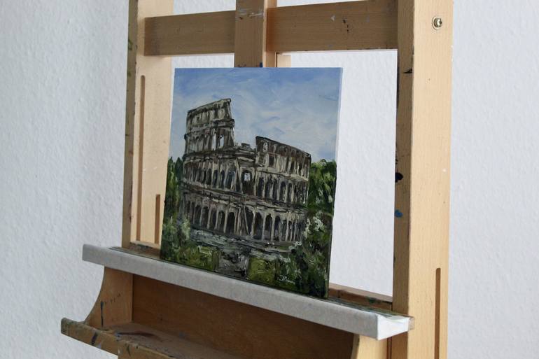 Original Impressionism Architecture Painting by Liza Illichmann