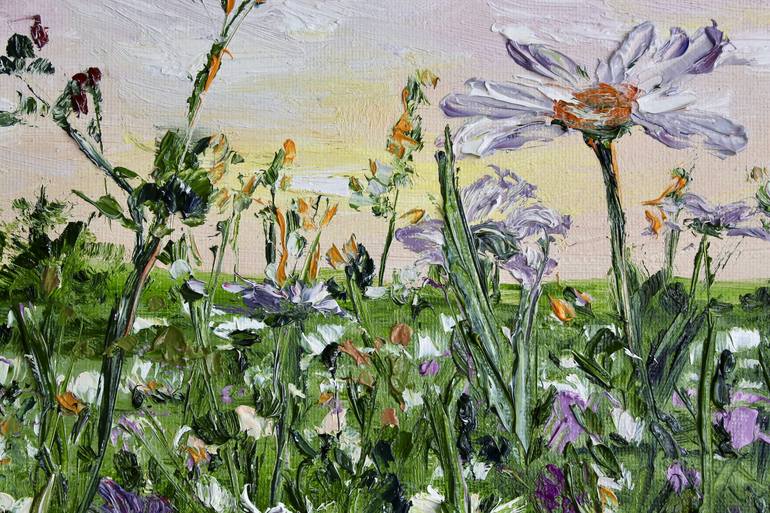 Original Impressionism Floral Painting by Liza Illichmann