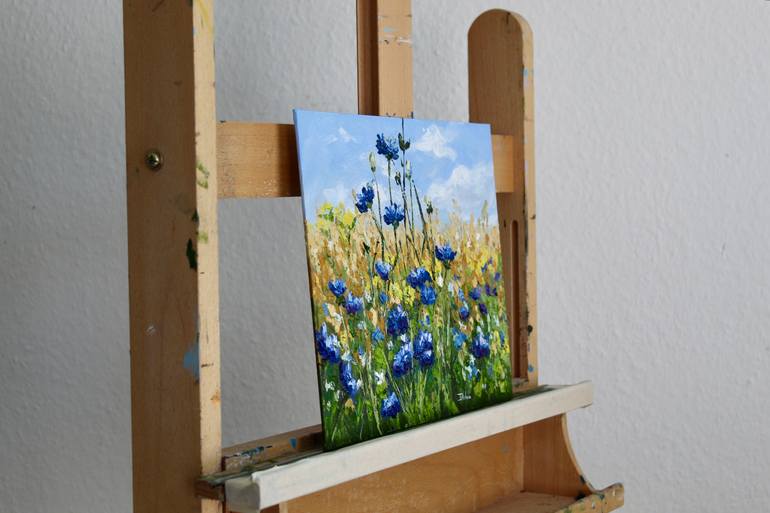 Original Impressionism Floral Painting by Liza Illichmann