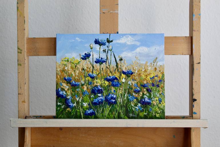 Original Impressionism Floral Painting by Liza Illichmann