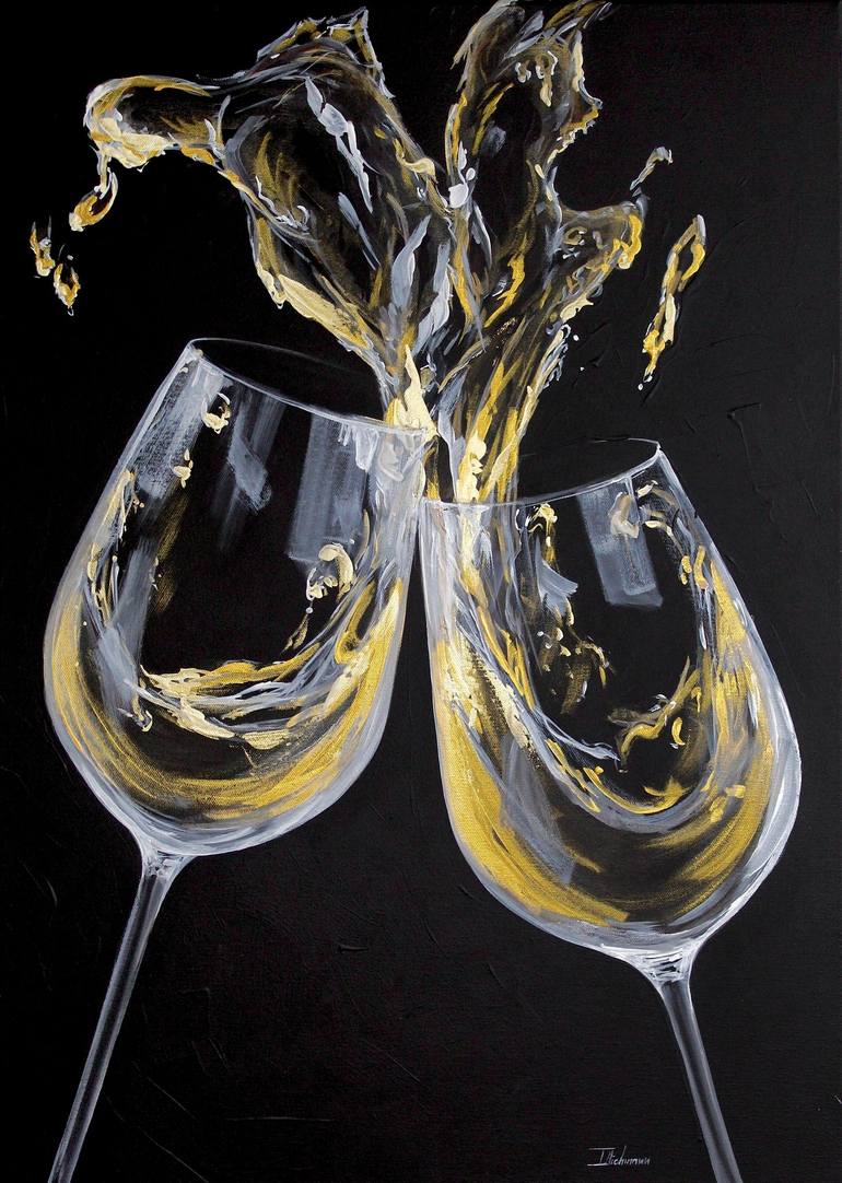 Original Still Life Painting by Liza Illichmann | Impressionism Art on Canvas | The Sound of Celebration