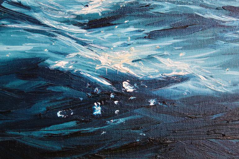 Original Abstract Seascape Painting by Liza Illichmann