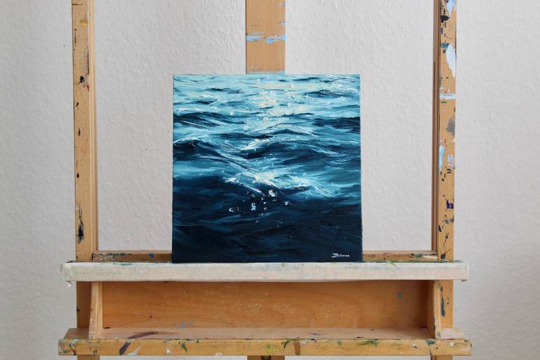 Original Abstract Seascape Painting by Liza Illichmann
