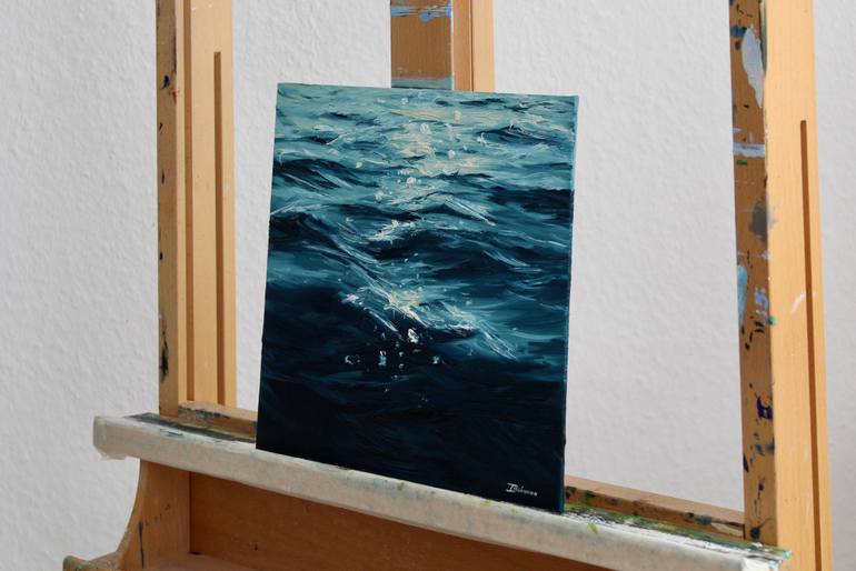 Original Abstract Seascape Painting by Liza Illichmann