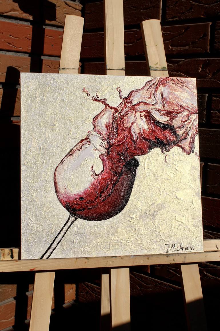 Original Abstract Food & Drink Painting by Liza Illichmann