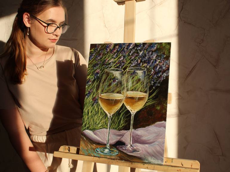 Original Art Deco Food & Drink Painting by Liza Illichmann