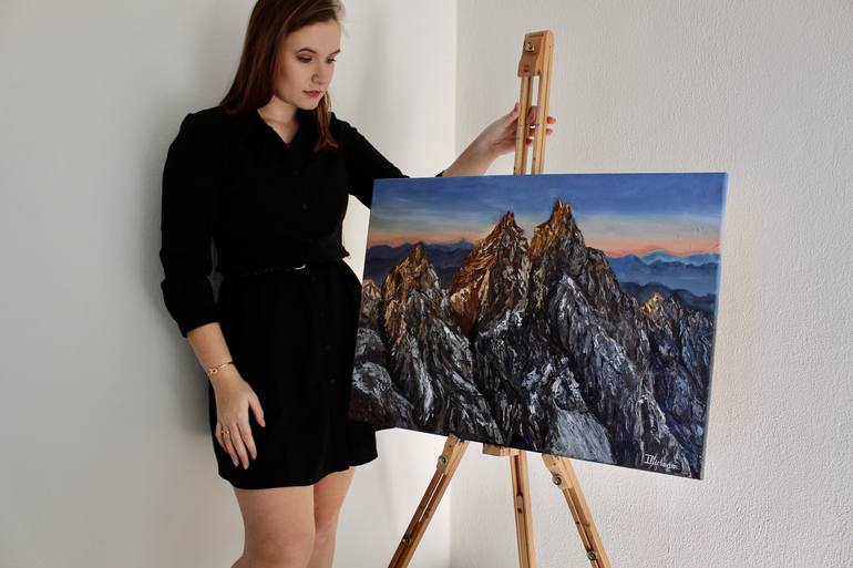 Original Photorealism Landscape Painting by Liza Illichmann