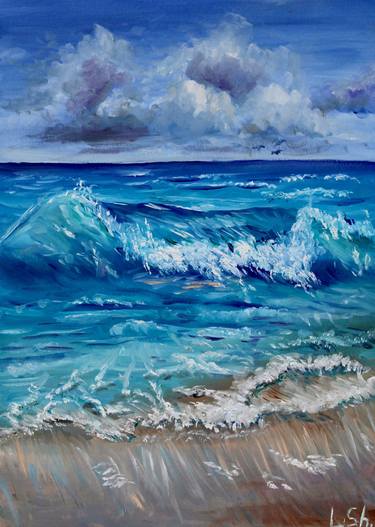 Print of Realism Seascape Paintings by Liza Illichmann