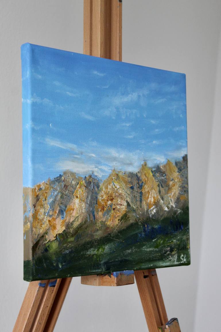 Original Minimalism Landscape Painting by Liza Illichmann