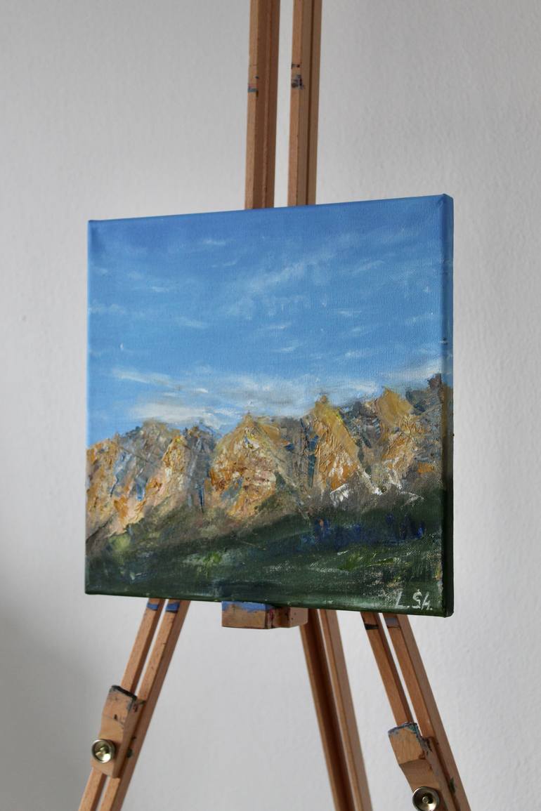 Original Minimalism Landscape Painting by Liza Illichmann