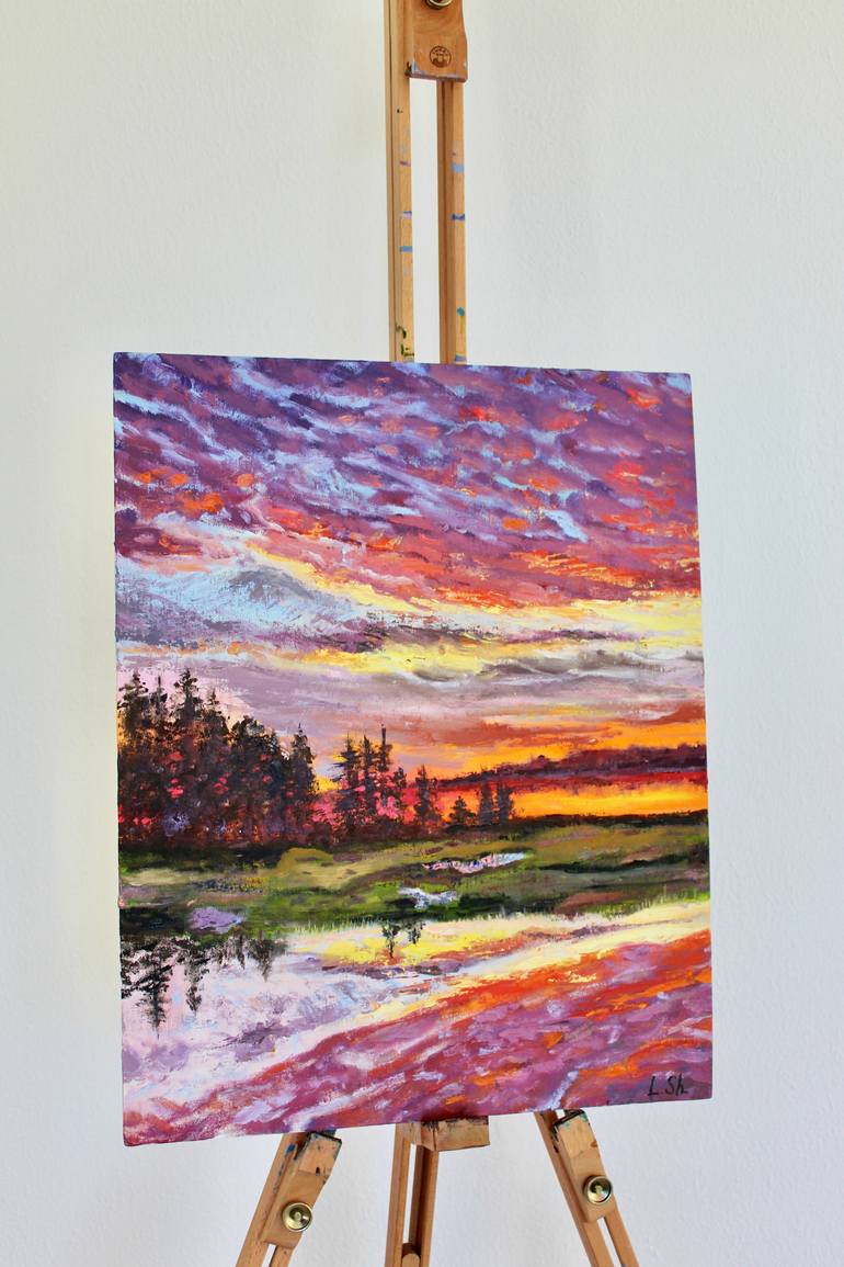 Original Realism Landscape Painting by Liza Illichmann