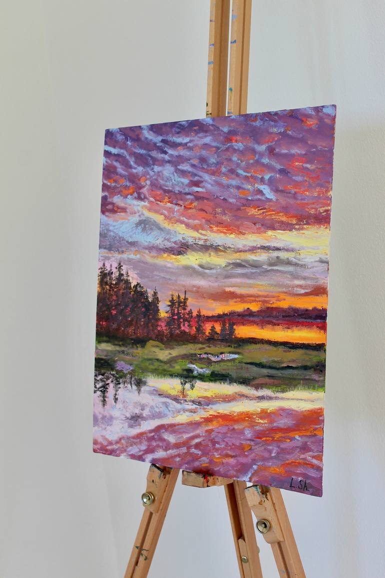 Original Realism Landscape Painting by Liza Illichmann