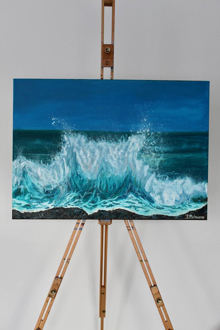 Original Realism Seascape Painting by Liza Illichmann