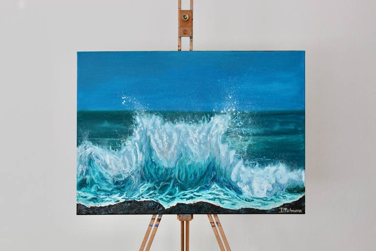 Original Realism Seascape Painting by Liza Illichmann