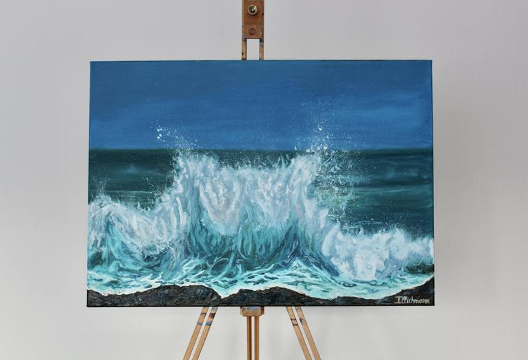 Original Realism Seascape Painting by Liza Illichmann