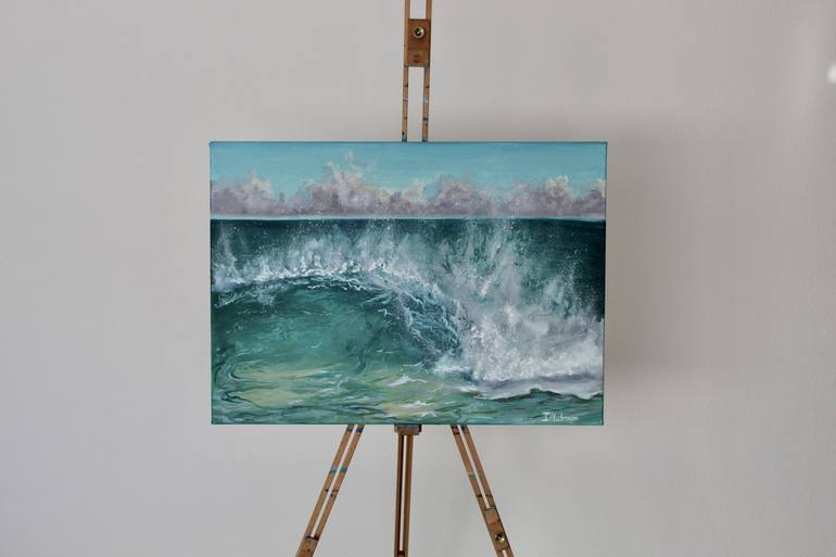 Original Realism Seascape Painting by Liza Illichmann