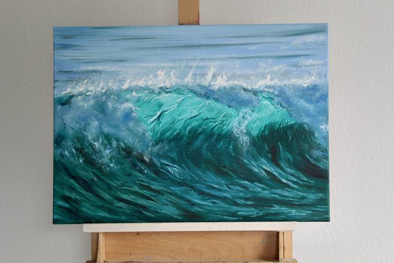 Original Seascape Painting by Liza Illichmann